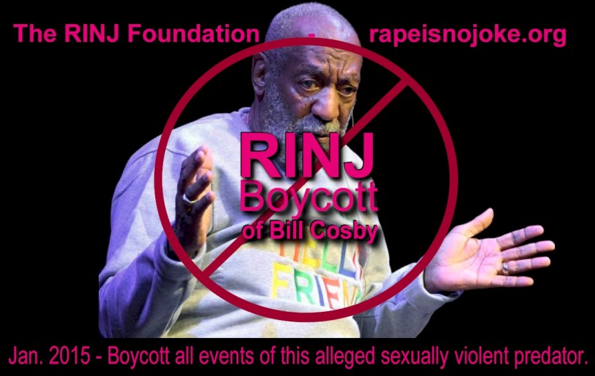 The RINJ Foundation: Jan. 1, 2015 - Boycott all events of this alleged sexually violent predator.